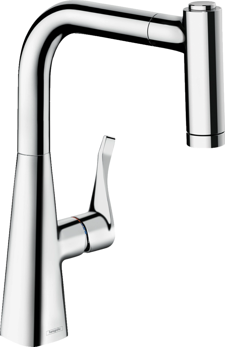 Смеситель для кухни Hansgrohe Metris с выдвижным изливом (14834000)