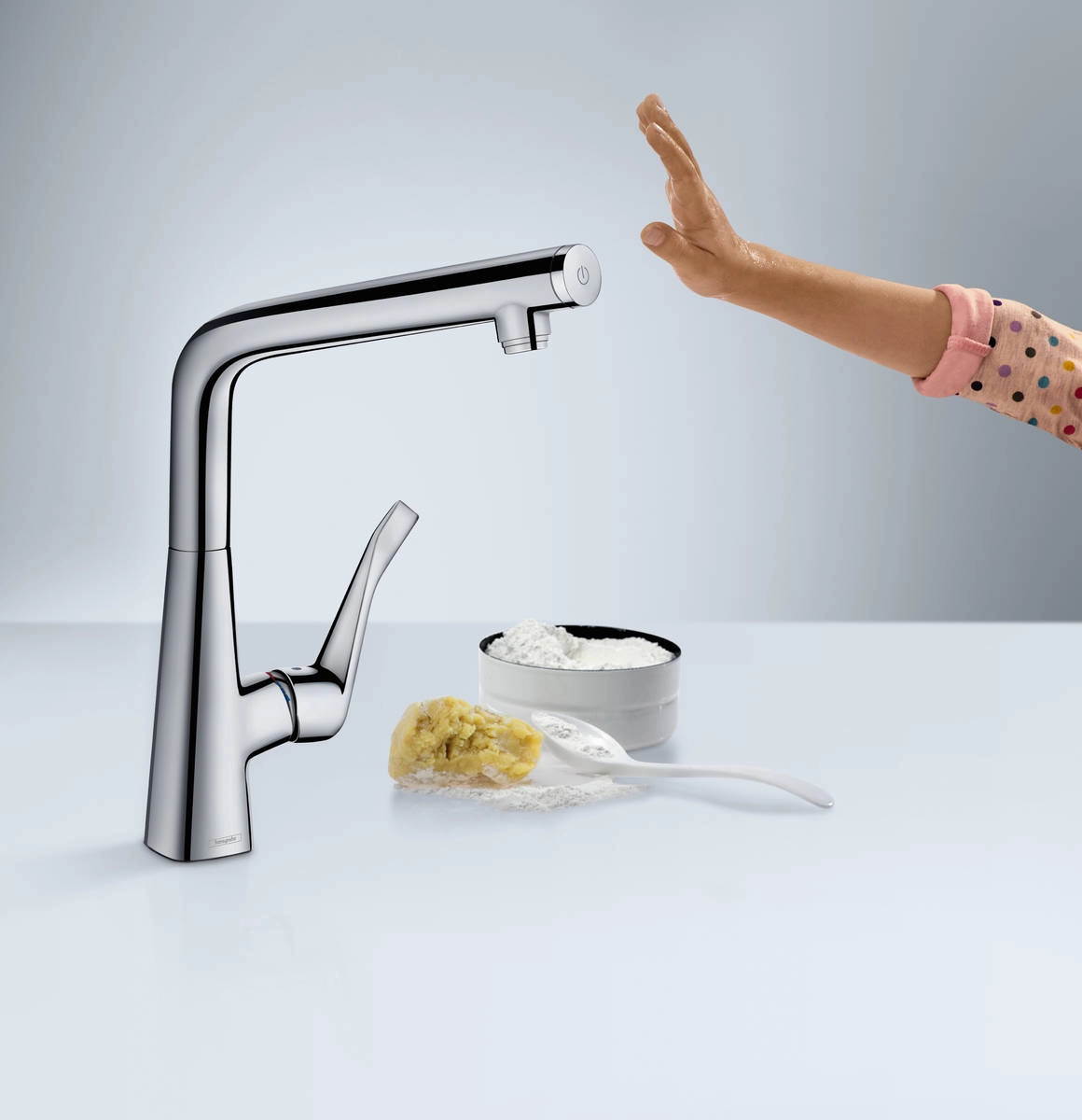 Смеситель для кухни Hansgrohe Metris Select, однорычажный Фото - 1