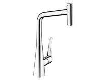 Смеситель для кухни Hansgrohe Metris Select M71 320 с вытяжным шлангом (14884000)
