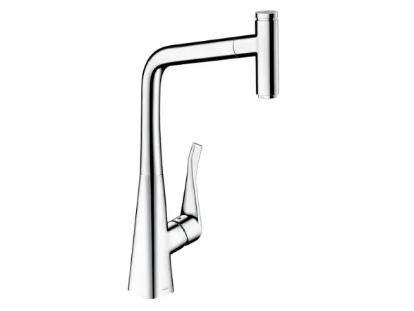 Смеситель для кухни Hansgrohe Metris Select M71 320 с вытяжным шлангом (14884000)