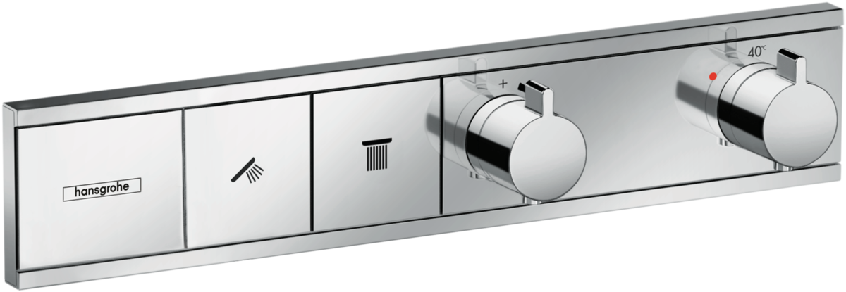 Термостат прихованого монтажу Hansgrohe RainSelect для 2х споживачiв, хром