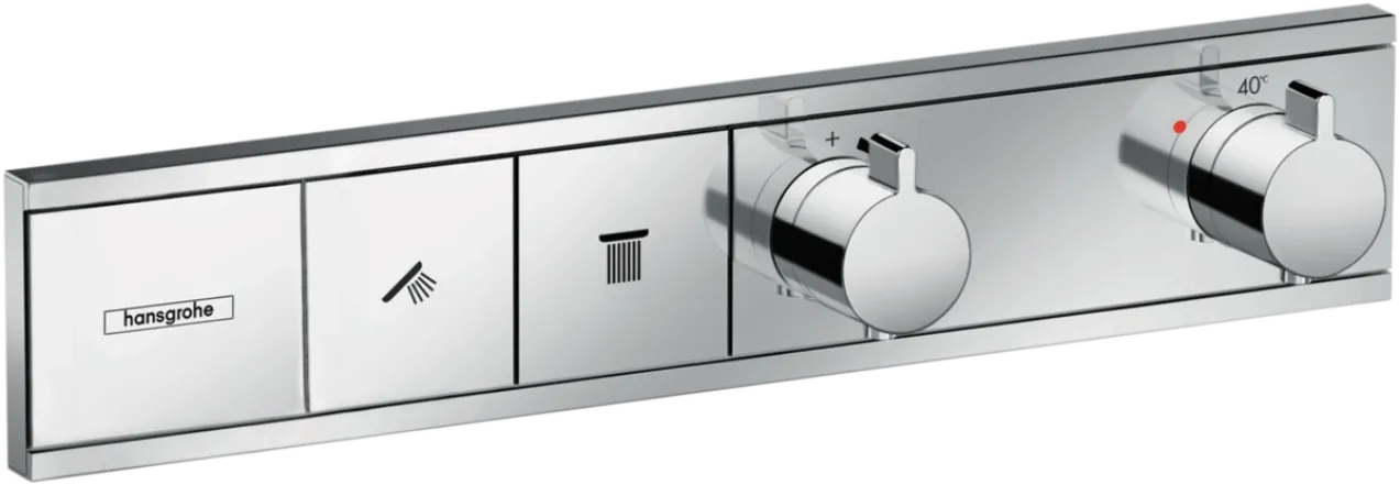 Термостат скрытого монтажа Hansgrohe RainSelect для 2х потребителей, хром