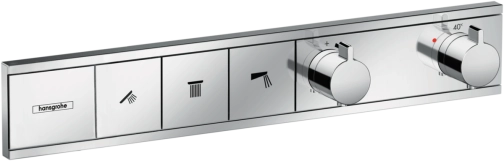 Термостат скрытого монтажа Hansgrohe RAINSELECT на три клавиши, хром