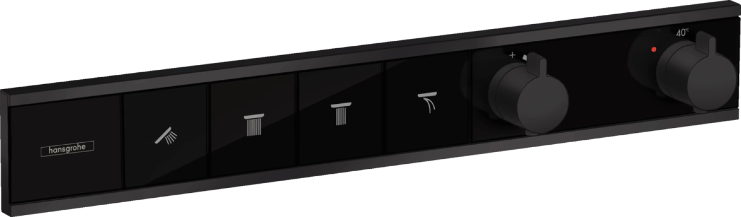 Термостат для душа Hansgrohe RainSelect, черный матовый (15382670)