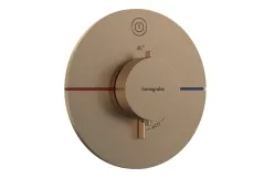Термостат прихованого монтажу Hansgrohe ShowerSelect Comfort S на 1 функцію, бронза (15553140)
