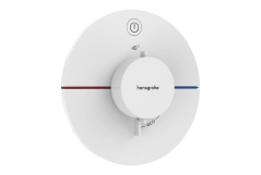 Термостат прихованого монтажу Hansgrohe ShowerSelect Comfort S на 1 функцію, матовий білий (15553700)