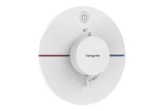 Термостат скрытого монтажа Hansgrohe ShowerSelect Comfort S на 1 функцию, матовый белый (15553700)