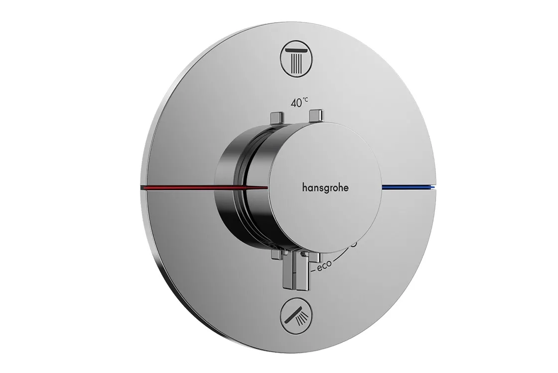 Термостат скрытого монтажа Hansgrohe SHOWER SELECT COMFORT S для 2х потребителей, хром