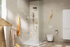 Термостат скрытого монтажа Hansgrohe SHOWER SELECT COMFORT S для 2х потребителей, шлифованная бронза Фото - 1