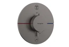 Термостат прихованого монтажу  Hansgrohe SHOWER SELECT COMFORT S  для 2х споживачів, шліфованний чорний хром