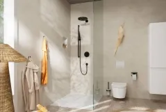 Термостат прихованого монтажу  Hansgrohe SHOWER SELECT COMFORT S  для 2х споживачів, чорний матовий Фото - 1