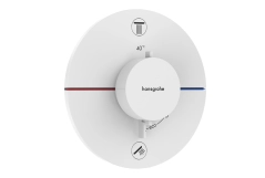 Термостат скрытого монтажа Hansgrohe SHOWER SELECT COMFORT S для 2х потребителей, белый матовый