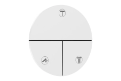 Перемикач Hansgrohe ShowerSelect Comfort S на 3 функції, матовий білий (15558700)