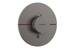 Термостат скрытого монтажа Hansgrohe ShowerSelect Comfort S HighFlow, полированный черный хром (15559340)