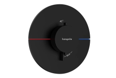 Термостат для душа Hansgrohe ShowerSelect Comfort S HighFlow скрытого монтажа, черный матовый (15559670)