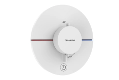 Термостат прихованого монтажу Hansgrohe ShowerSelect Comfort S HighFlow на 1 функцію, матовий білий (15562700)