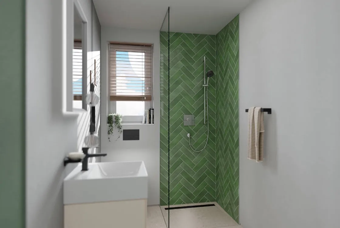 Термостат прихованого монтажу Hansgrohe ShowerSelect Comfort E на 1 функцію, хром (15571000) Фото - 1