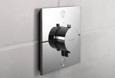 Термостат прихованого монтажу Hansgrohe ShowerSelect Comfort E на 2 функції, хром (15572000) Фото - 1