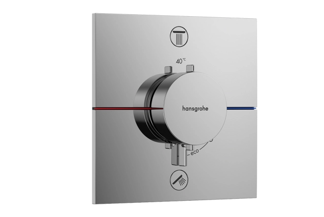 Термостат прихованого монтажу Hansgrohe ShowerSelect Comfort E на 2 функції, хром (15572000)