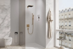 Термостат скрытого монтажа Hansgrohe SHOWER SELECT COMFORT E для 2х потребителей, шлифованная бронза Фото - 2