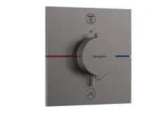 Термостат прихованого монтажу  Hansgrohe SHOWER SELECT COMFORT E  для 2х споживачів,  шліфованний чорний хром