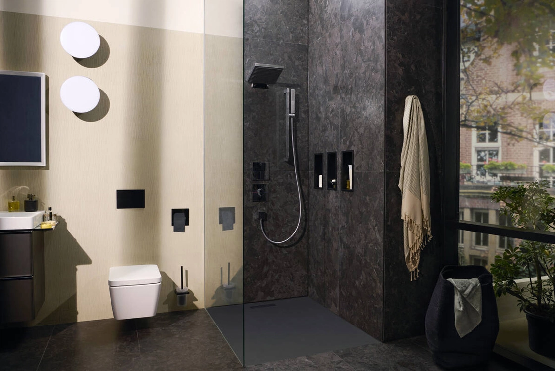 Перемикач Hansgrohe ShowerSelect Comfort E на 3 функції, хром (15573000) Фото - 1