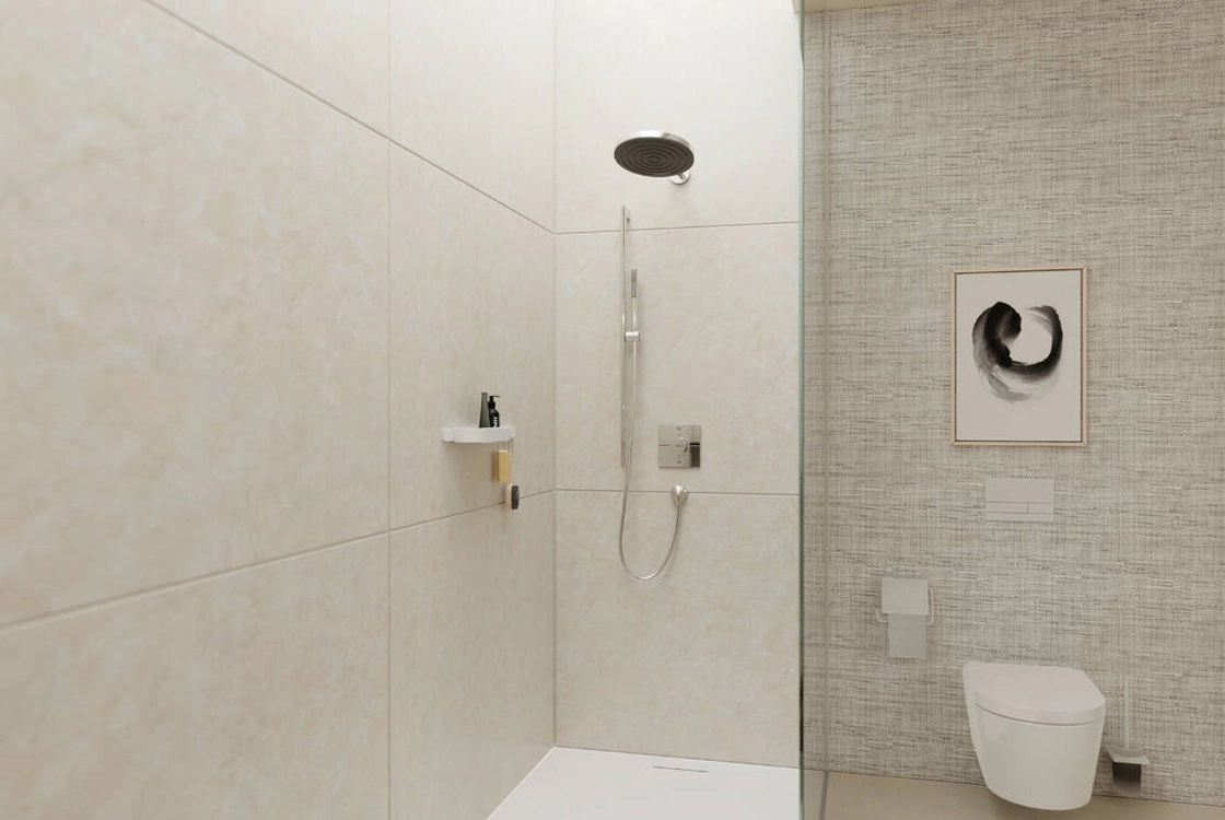 Термостат скрытого монтажа Hansgrohe ShowerSelect Comfort E HighFlow, хром (15574000) Фото - 1