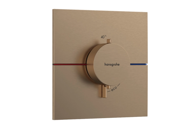 Термостат скрытого монтажа Hansgrohe SHOWER SELECT COMFORT E для 2х потребителей, шлифованная бронза