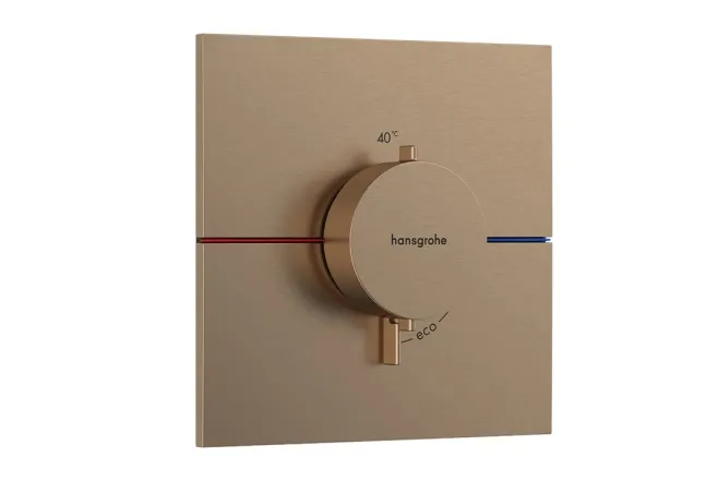 Термостат прихованого монтажу  Hansgrohe SHOWER SELECT COMFORT E  для 2х споживачів, шліфована бронза