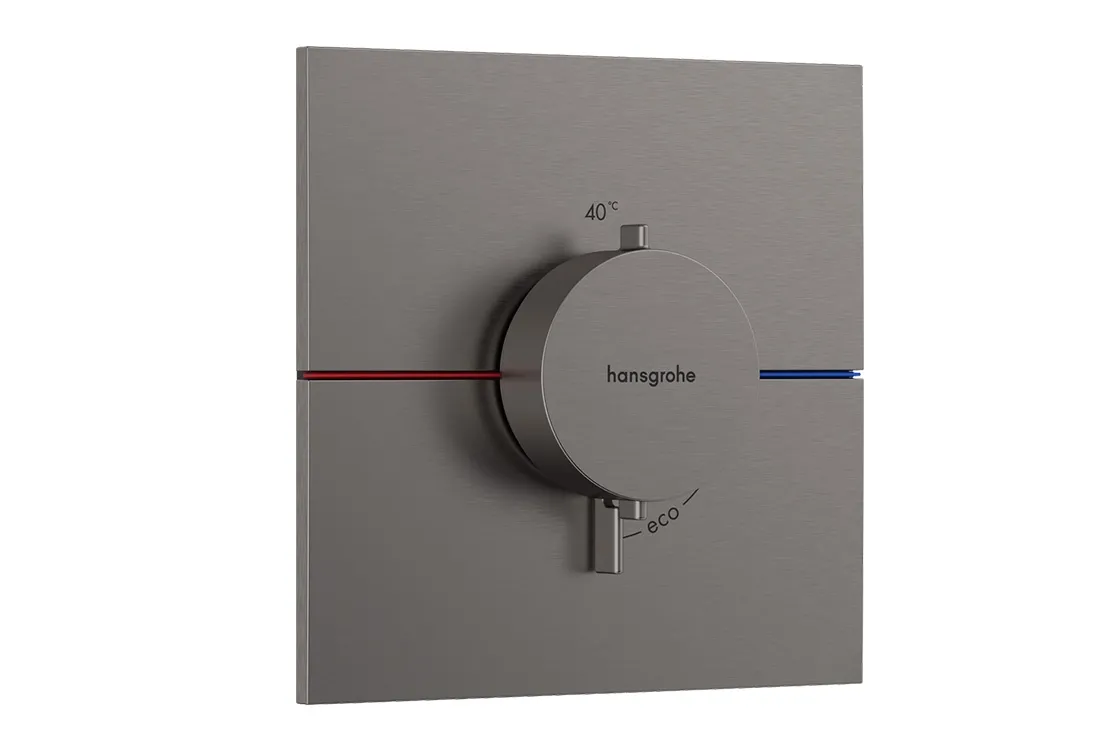 Термостат прихованого монтажу Hansgrohe ShowerSelect Comfort E HighFlow, шліфований чорний хром (15574340)