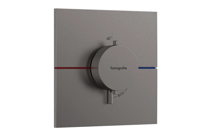 Термостат прихованого монтажу Hansgrohe ShowerSelect Comfort E HighFlow, шліфований чорний хром (15574340)
