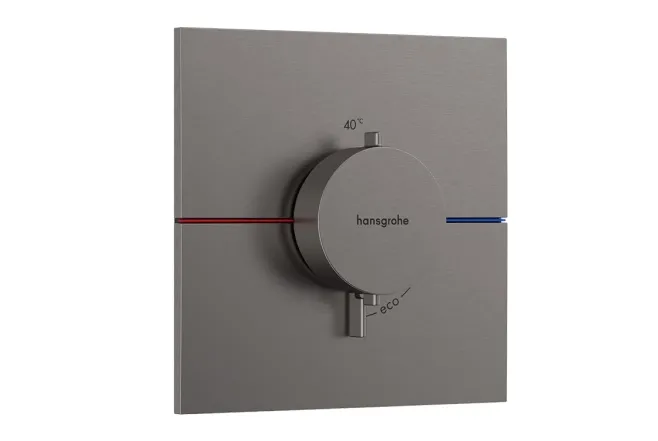 Термостат прихованого монтажу Hansgrohe ShowerSelect Comfort E HighFlow, шліфований чорний хром (15574340)