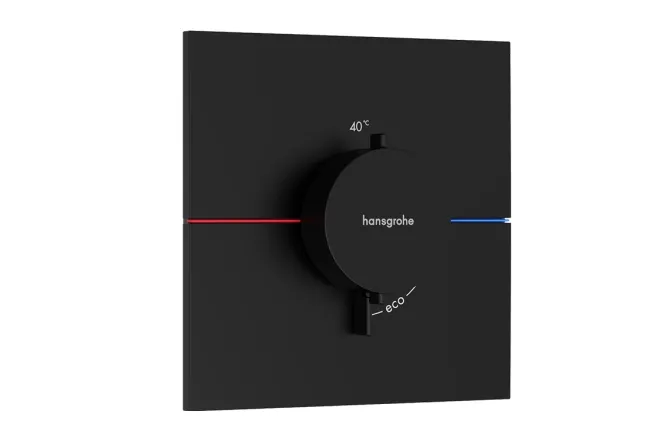 Термостат скрытого монтажа Hansgrohe ShowerSelect Comfort E HighFlow, матовый черный (15574670)