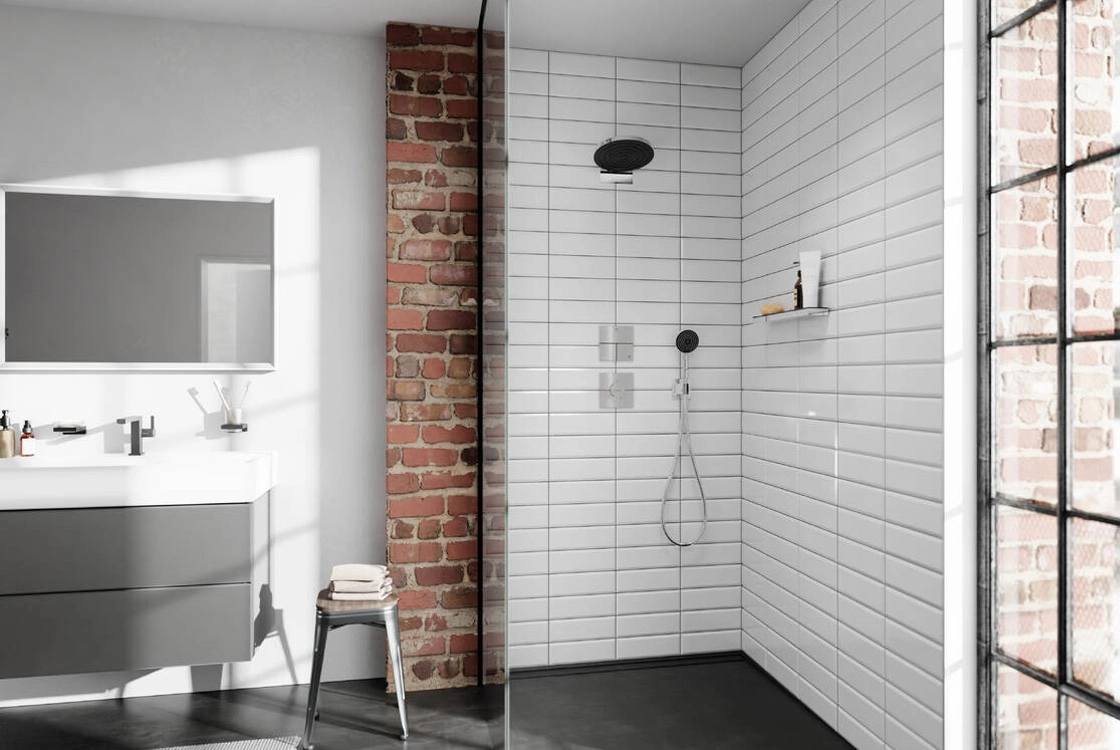 Термостат скрытого монтажа Hansgrohe ShowerSelect Comfort E HighFlow, хром (15575000) Фото - 1
