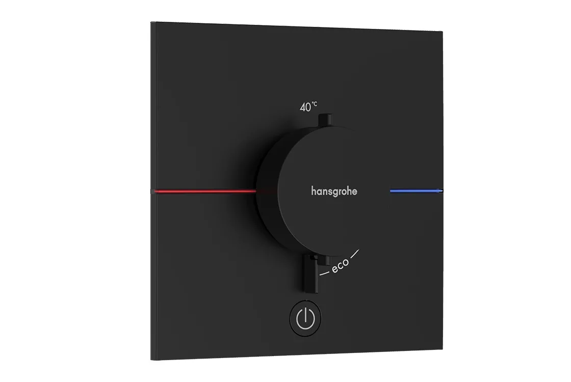 Термостат скрытого монтажа Hansgrohe ShowerSelect Comfort E HighFlow, матовый черный (15575670)