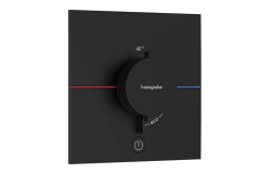 Термостат прихованого монтажу Hansgrohe ShowerSelect Comfort E HighFlow, матовий чорний (15575670)