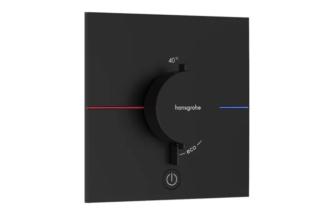 Термостат скрытого монтажа Hansgrohe ShowerSelect Comfort E HighFlow, матовый черный (15575670)