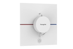 Термостат прихованого монтажу Hansgrohe ShowerSelect Comfort E HighFlow, білий матовий (15575700)