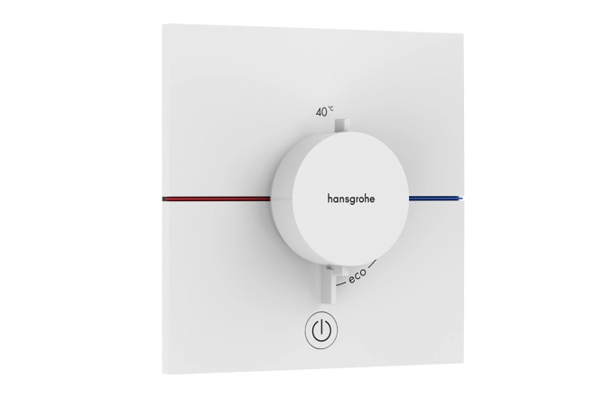 Термостат прихованого монтажу Hansgrohe ShowerSelect Comfort E HighFlow, білий матовий (15575700)