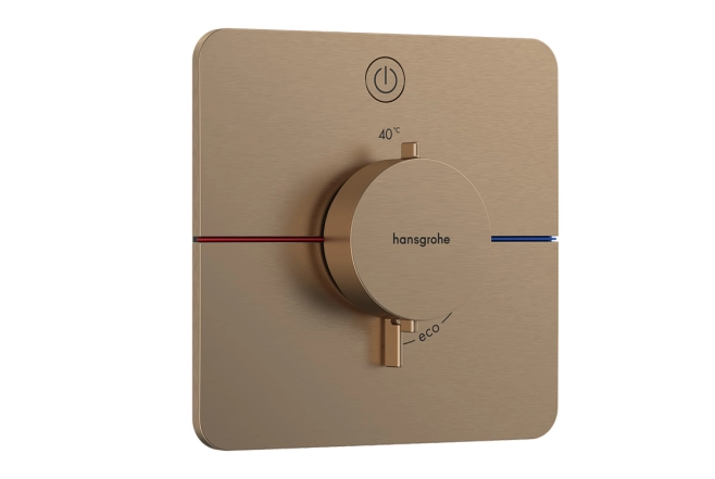 Термостат скрытого монтажа Hansgrohe ShowerSelect Comfort Q на 1 функцию, бронза (15581140)