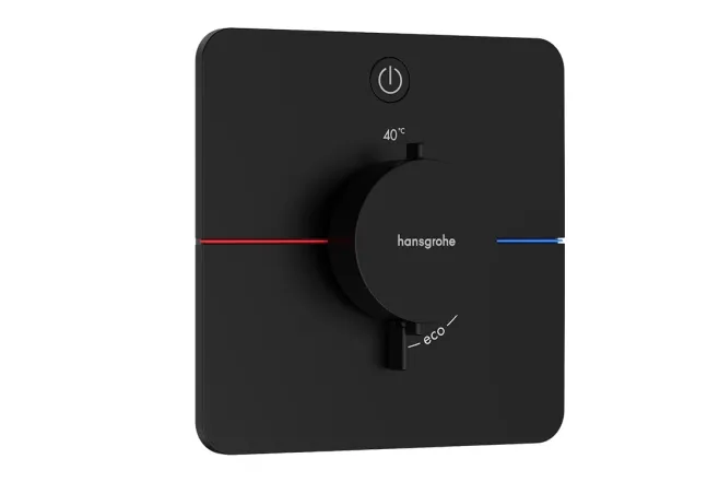Термостат скрытого монтажа Hansgrohe ShowerSelect Comfort Q на 1 функцию, матовый черный (15581670)