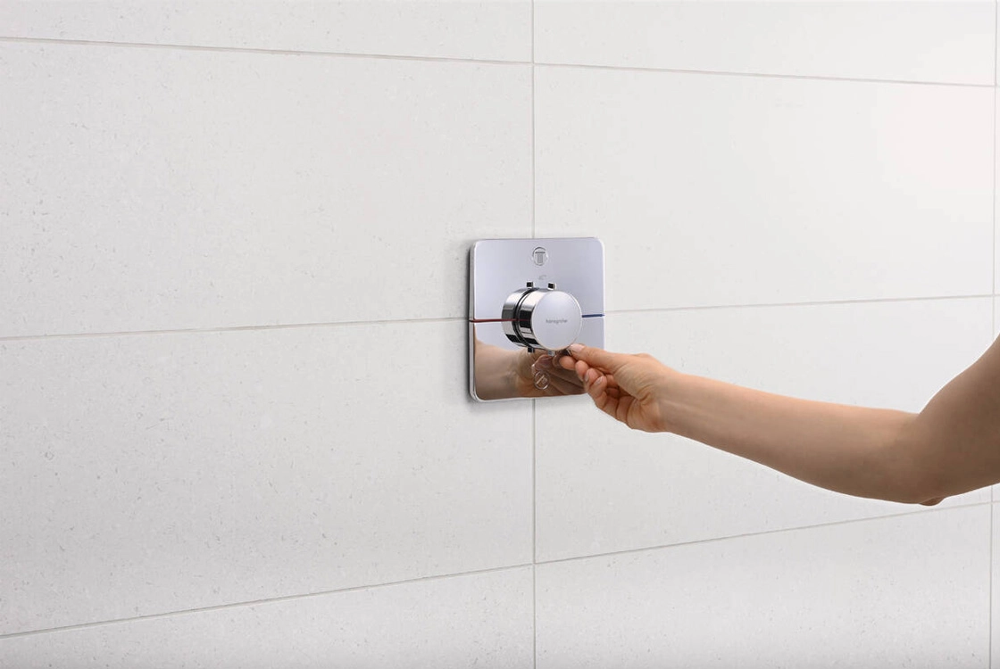 Термостат скрытого монтажа Hansgrohe SHOWER SELECT COMFORT Q для 2х потребителей, хром Фото - 1