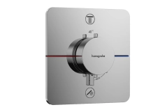Термостат скрытого монтажа Hansgrohe SHOWER SELECT COMFORT Q для 2х потребителей, хром