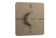 Термостат прихованого монтажу  Hansgrohe SHOWER SELECT COMFORT Q  для 2х споживачів, шліфована бронза
