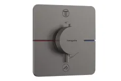 Термостат прихованого монтажу Hansgrohe ShowerSelect Comfort Q на 2 функції, полірований чорний хром (15583340)