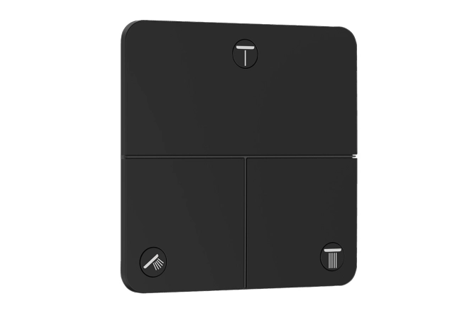 Перемикач Hansgrohe ShowerSelect Comfort Q на 3 функції, матовий чорний (15587670)