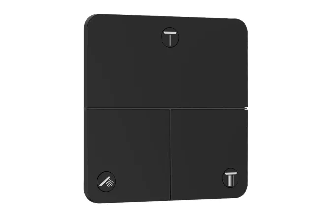 Переключатель Hansgrohe ShowerSelect Comfort Q на 3 функции, матовый черный (15587670)