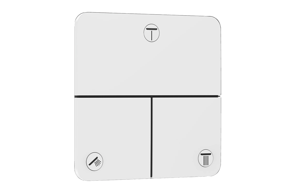 Перемикач Hansgrohe ShowerSelect Comfort Q на 3 функції, матовий білий (15587700)