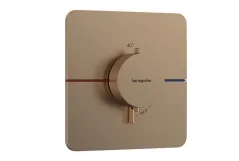 Термостат прихованого монтажу Hansgrohe ShowerSelect Comfort Q на 1 споживач , бронза (15588140)