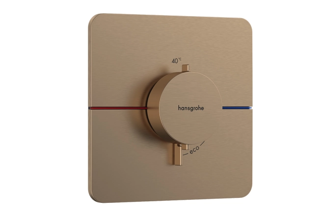 Термостат прихованого монтажу Hansgrohe ShowerSelect Comfort Q на 1 споживач , бронза (15588140)
